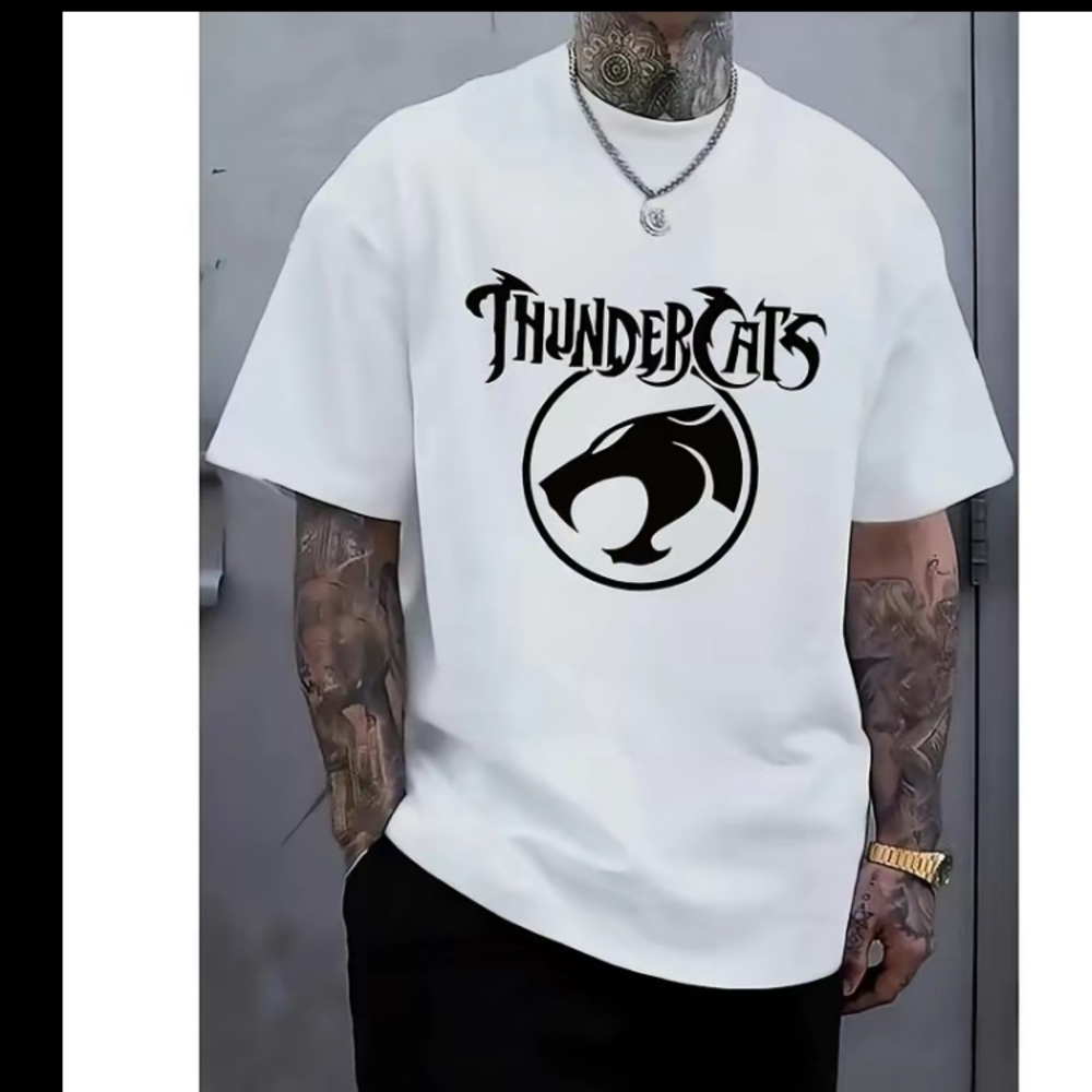 Graphic White Men's T-Shirt